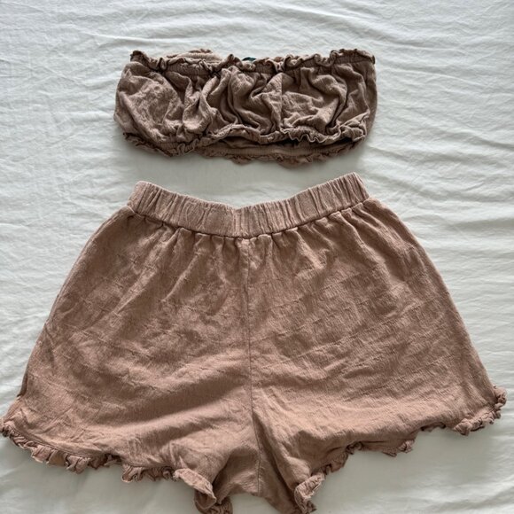 FP Beach, Free People Twyla Beach Set - Clay, Size XS - Picture 9 of 10